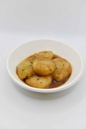 Cipolle piatte arrosto con salvia